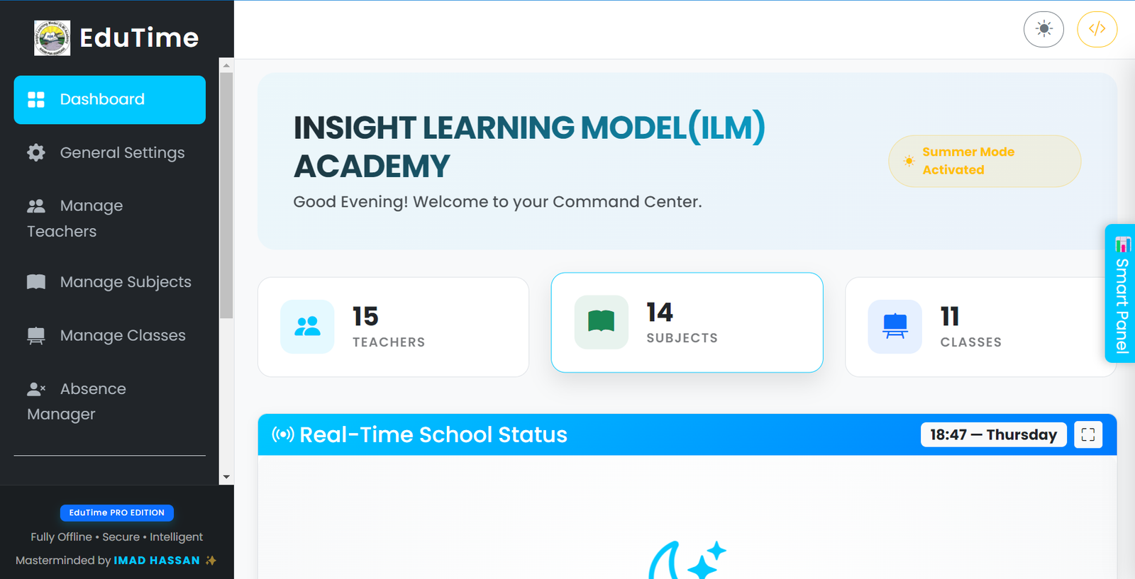 EduTime — web project by Muhammad Imad Hassan